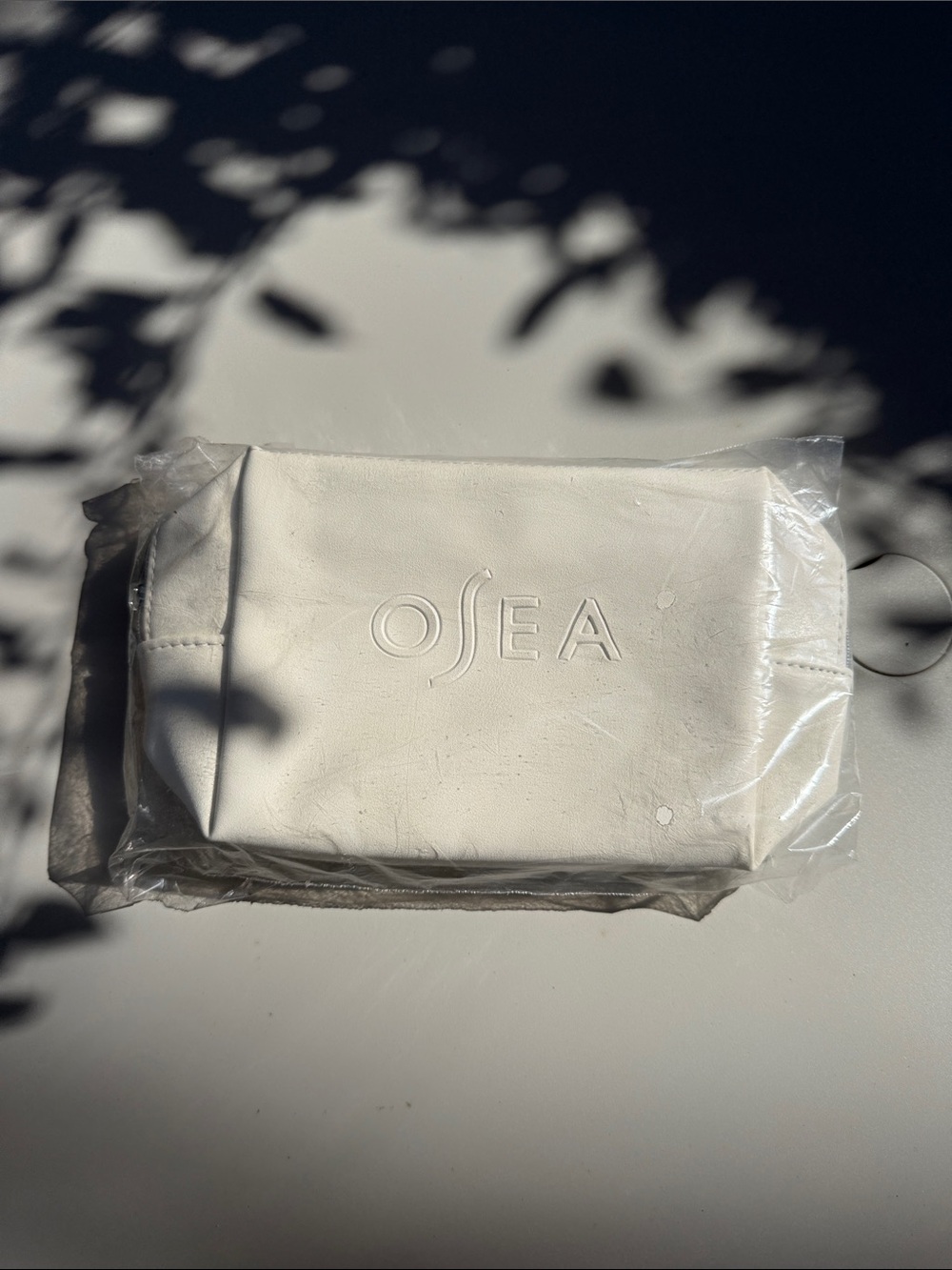 OSEA White Travel Pouch – Skincare Tool Case